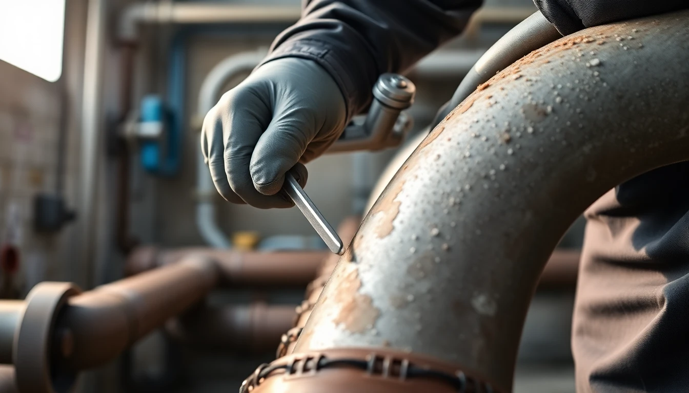 Cast Iron Pipe Descaling